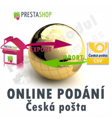[Modul] Online podanie Česká pošta (exp/imp CSV)