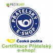 [Modul] Česká pošta - certifikace Přátelský e-shop!